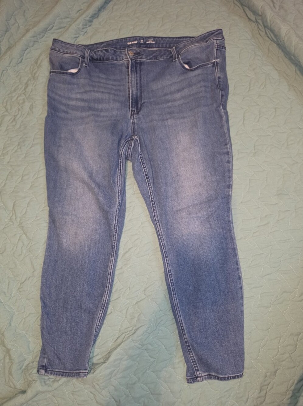 Old Navy Women's Blue Skinny Jeans - Faded Wash